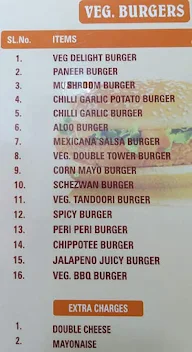 Niviram Sandwich Corner menu 1