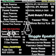 Royal Paratha menu 1