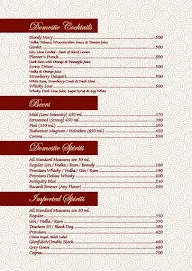 The Avenue menu 2