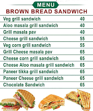 Nirmal Sandwich Centre menu 2