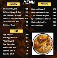 New Arsalan Biryani menu 1