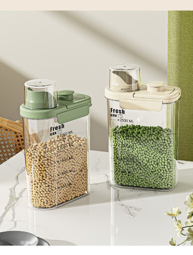 Title 11, Handheld Sealed Jar Kitchen Storage Box keeps f...