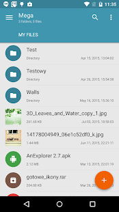 Mega Plugin for Solid Explorer Screenshot