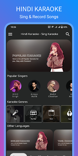 Screenshot Hindi Karaoke - Sing Karaoke