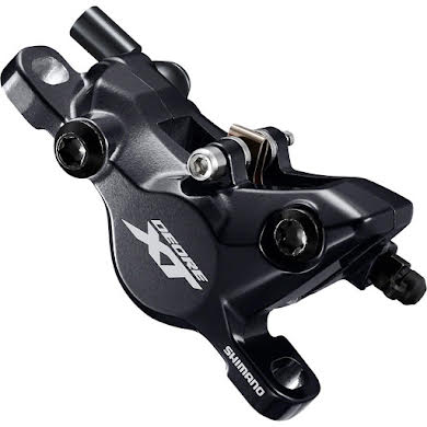 Shimano Deore XT BL-M8100/BR-M8100 Disc Brake and Lever - Front, Hydraulic, Post Mount, 2-Piston, Black alternate image 1