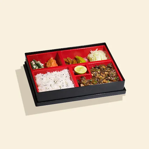 Mushroom Bulgogi Bento/Dosirak (Veg)