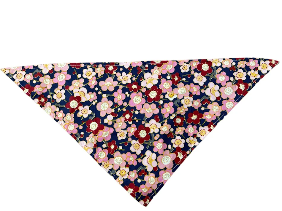 60pcs/lot Special making Spring Flower Pet Dog Puppy cat cotton bandanas Collar scarf Pet tie C040304 custom made