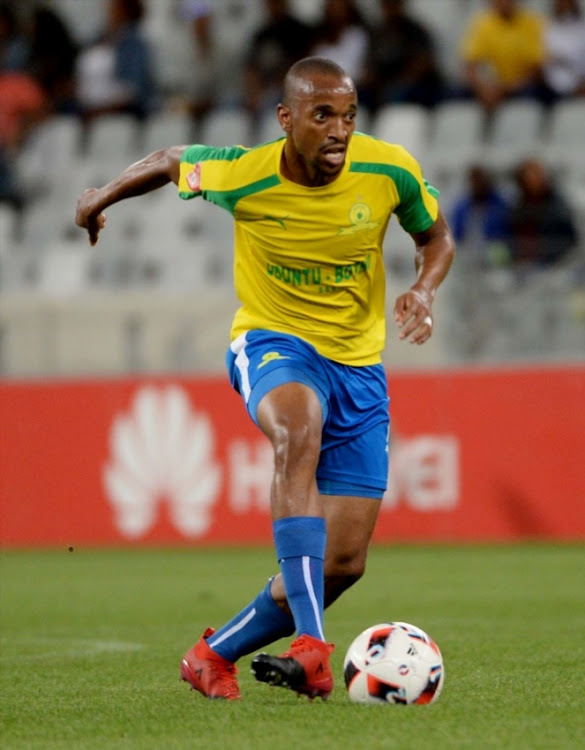 Tiyani Mabunda of Ajax Cape Town during the the Absa Premiership match between Ajax Cape Town and Mamelodi Sundowns at Cape Town Stadium on November 30, 2016 in Cape Town.