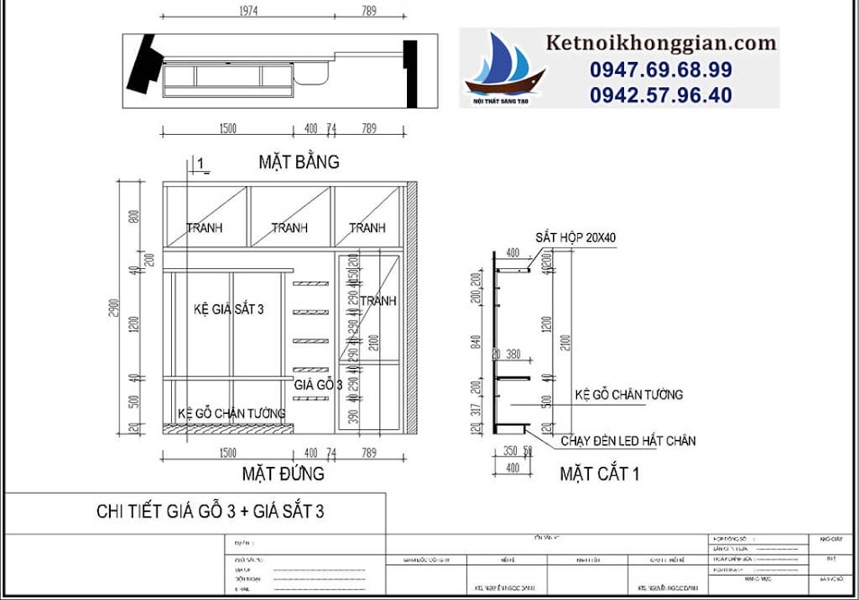 thiết kế shop thời trang diện tích nhỏ