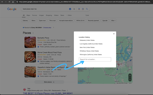 Google Search Location Changer & UULE Code Generator for Geo Results