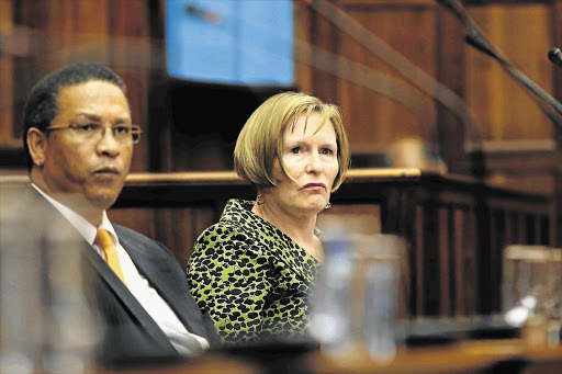 READ MY LIPS: Western Cape Premier Helen Zille listens to the debate on her State of the Province address