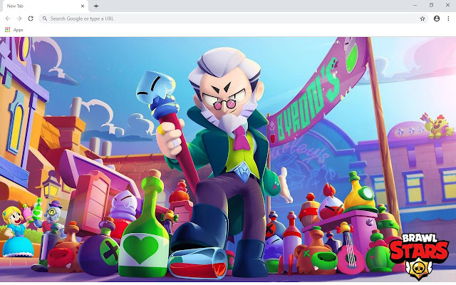 Brawl Stars Wallpapers And New Tab Chrome Web Store - brawl stars collegamento profilo su pc