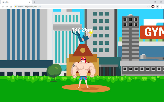 Body Toss Hyper Casual Game chrome extension