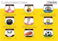 CakeZone menu 1