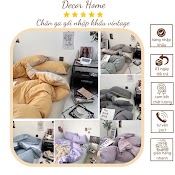 Bộ Chăn Ga Cotton Tici No Tag Gam Màu Pastel Nhẹ Nhàng Decor Home