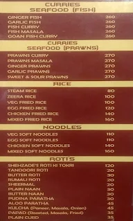 Shehzade Restaurant menu 1