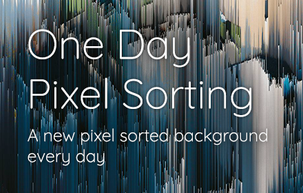One Day Pixel Sorting Preview image 0