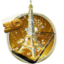 Herunterladen 3D Diamond Eiffel Tower Theme Installieren Sie Neueste APK Downloader