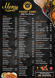 Foody Zone menu 2