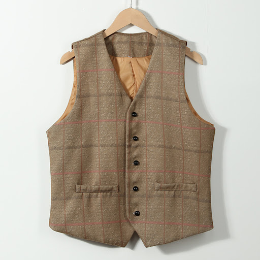 Title 4, Mens casual V-neck single-breasted vest for a ...