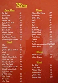 Bengali Restaurant menu 1