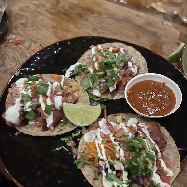 Gluten free and vegan chorizo tacos