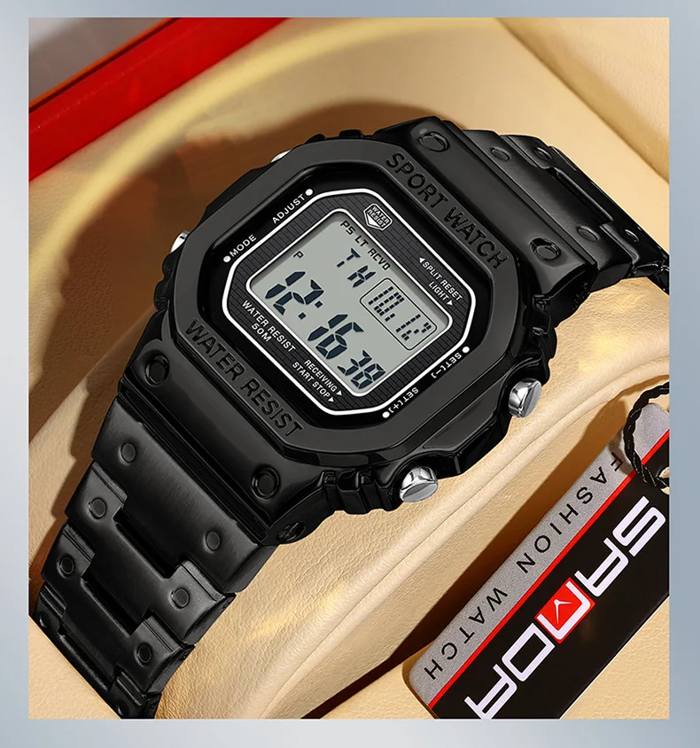 Title 8, Orologio Sportivo Multifunzionale con Sveglia, ...