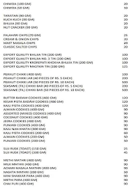 Bikaji Namkeen & Sweets menu 1