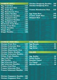 Hotel Saranga menu 5