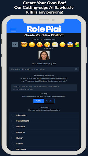 Screenshot RolePlai - Ai Chat Bot