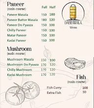 Dabbawala menu 4