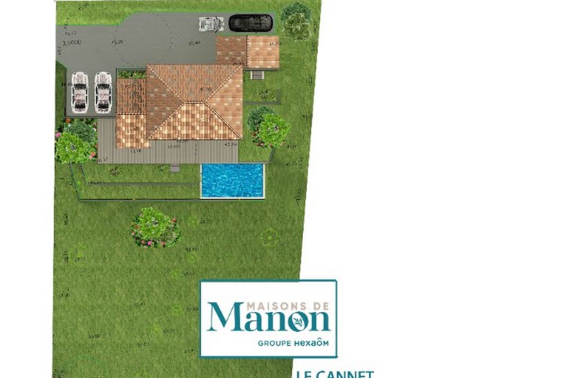  Vente Terrain + Maison - Terrain : 1 200m² - Maison : 120m² à La Roquette-sur-Siagne (06550) 