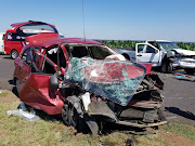 Two people were killed in an accident in Eloff, Mpumalanga, on Sunday morning