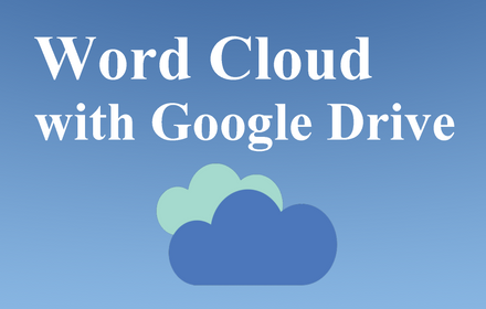 Drive Word Cloud chrome extension