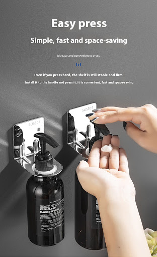 Title 3, Bathroom Hand Sanitizer Holder, Punch-free Wall...