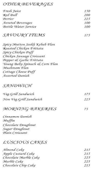 Beanstalk- The Galaxy Hotel menu 2