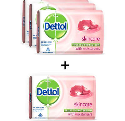 Dettol Skincare Soap With Moisturizers - 125 gm