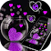 Pink Love Heart Theme icon