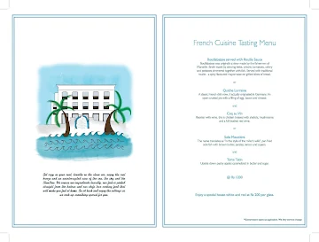 Blueline - The Promenade menu 