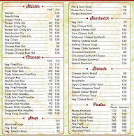 Dosa Centre menu 2