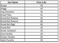 Green Foods Marketing menu 1