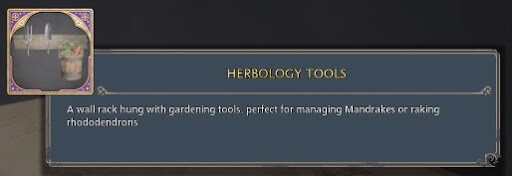 Appearance Spell: Herbology Tools