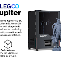 NEW Elegoo Jupiter 3D printer review HUGE!! 