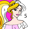 Princess Coloring by Number