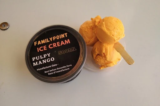 Pulpy Mango Ice Cream 250Gram's [500 Ml]