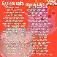 Wao Cake menu 2