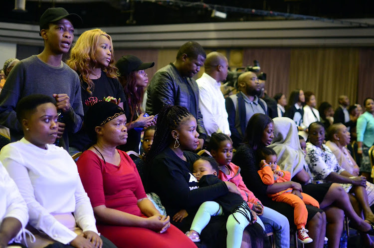 Friends and family mourn the passing of Jabulani ‘HHP’ Tsambo during a memorial service held at Mmabatho Convention Centre.