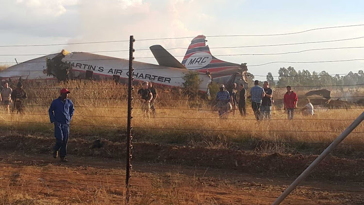 Approximately 20 people have been injured in an plane crash north of Pretoria