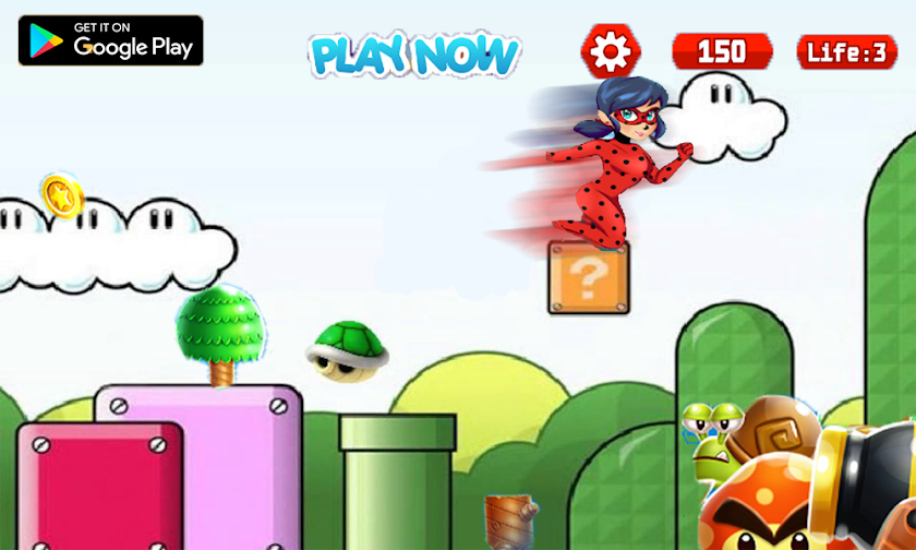 Temple Ladybug Hero Chibi Screen 2
