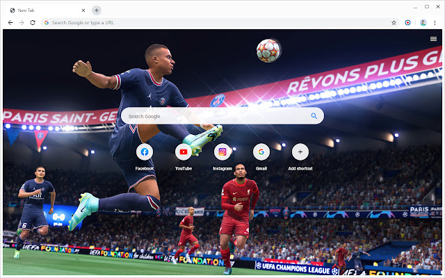 FIFA 22 Wallpapers New Tab